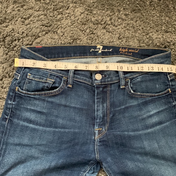 7 for all mankind high waist boot cut - Picture 7 of 11